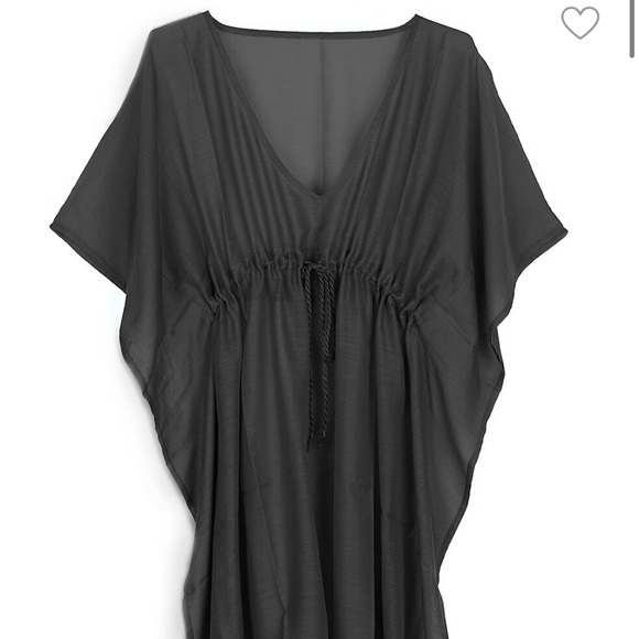 NWT ECHO Paradise Found Solid Butterfly Cover-Up - Picture 3 of 7